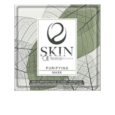 SKIN O2 Zöld Tea Arcpakolás Peptiddel