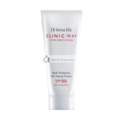 CLINIC WAY Anti Pollution Multi Protection Anti Aging Ránctalanító Krém SPF50, 40ml