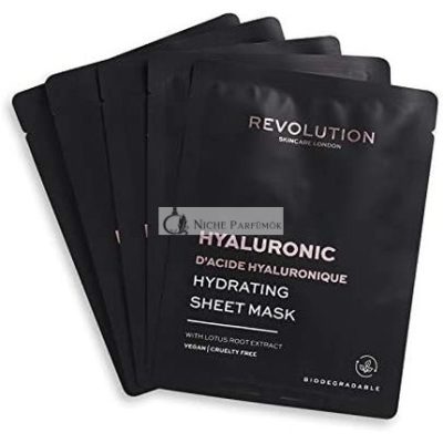 Revolution Skincare Biodegradálható Hidratáló Hialuronsav Arcmaska - 5 db