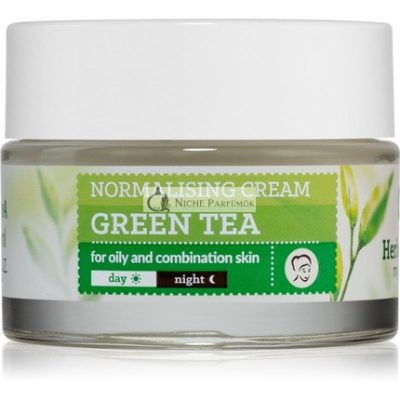 Farmona Herbal Care Zöld Tea Nappali és Éjszakai Krém Normálizáló és Mattító Zsíros és Kombinált Bőrre, 50 ml