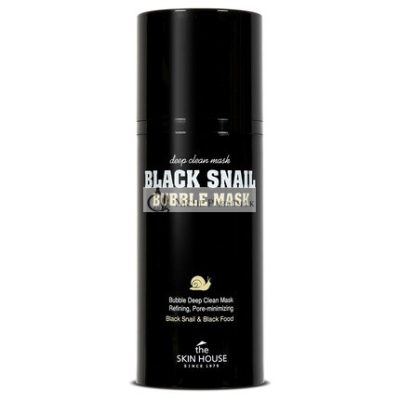 The Skin House Black Snail Bubble Mask 100ml, Póruskezelő Tisztító Maszk