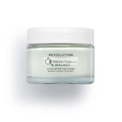 Revolution Skincare Zöld Tea és Dió Hámlasztó Arcpakolás, 50ml