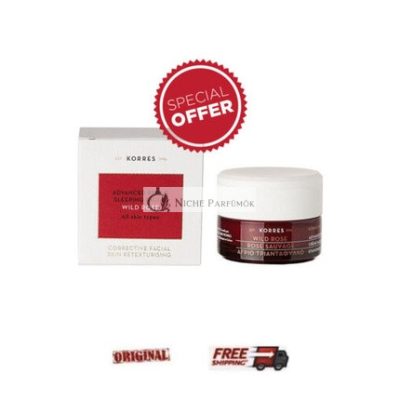 KORRES Vad Rózsa Alvás Maszk Minden Bőrtípusra 40ml - Különleges Ajánlat
