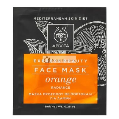 Apivita világosító arcpakolás narancs 8ml - 2 db/csomag