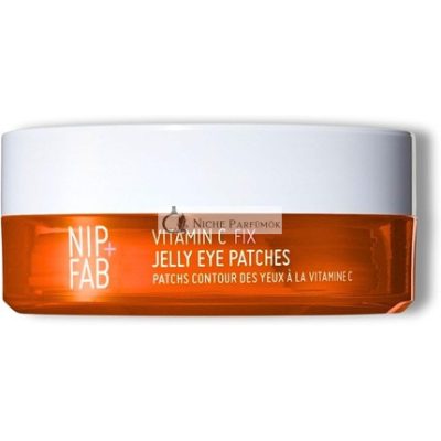 Nip+Fab Vitamin C Fix Zselés Szemmaszk 20 Pár Ragyogást Fokozó Hidrogél