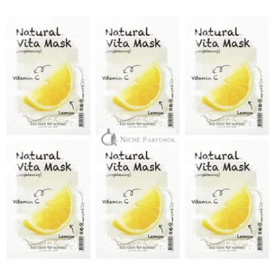 Too Cool For School Natural Vita Maszk Szett - Fényesítő Vitamin C-vel