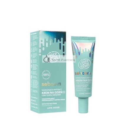 FaceBoom SEBOOM Hidratáló Mattító Nappali Krém Zsíros Kombinált Bőrre 50ml