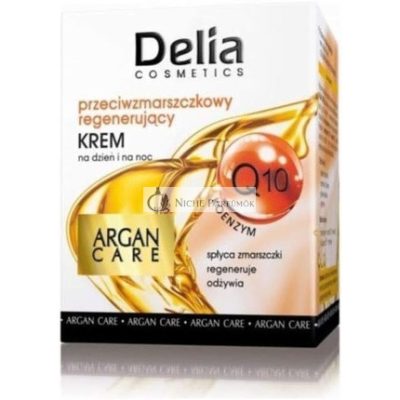 Argán Olaj Anti-Aging Regeneráló Nappali és Éjszakai Krém Koenzim Q10-nel, 50ml
