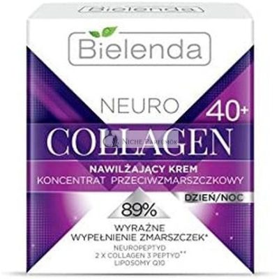 Bielenda Neuro Kollagén Hidratáló Ránctalanító Krém Koncentrátum 40+ Nappali Éjszakai, 50ml