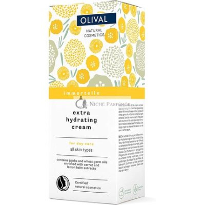 Hidratáló Nappali Krém Immortelle Olajjal, 50ml