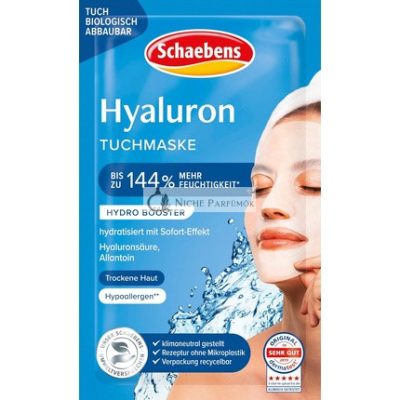 Schaebens Hyaluronic Cloth Mask, 21g Vitamin C