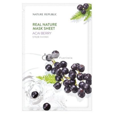 Nature Republic Valódi Természet Acai Bogyó Kivonat Arcpakolás 10db