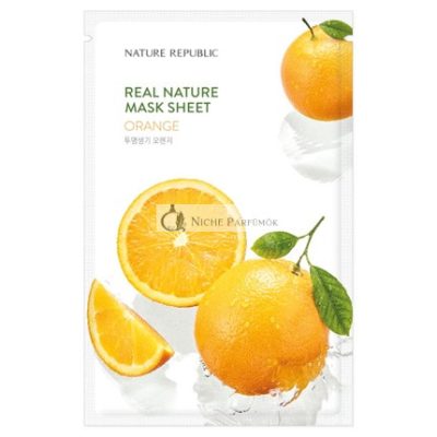 Nature Republic Valódi Természet Maszk Lemez Narancs, 23g