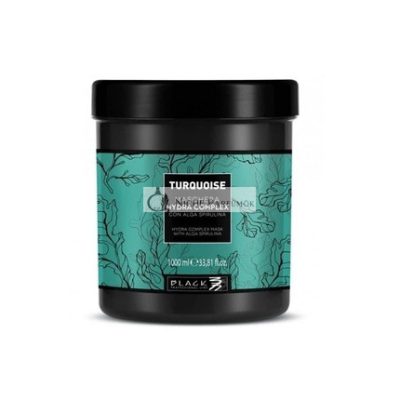 Fekete Professzionális Turquoise Hydra Complex Maszk, 1000 ml