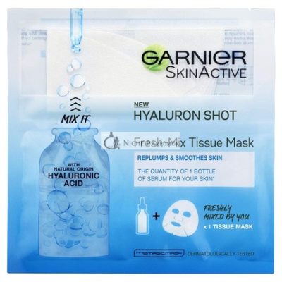 Garnier Fresh Mix Hyaluronsav Arcpakolás, 40ml