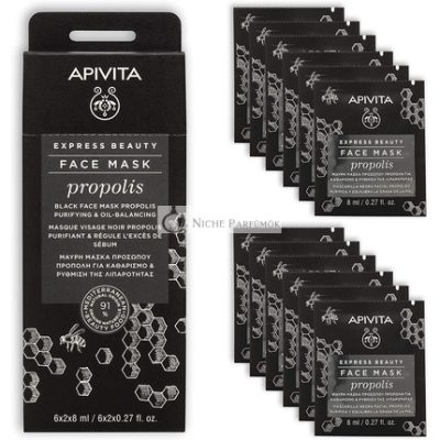 APIVITA Express Beauty Arcpakolás Propollal Tisztító Zsíros Bőrre