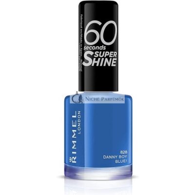 Rimmel 60 Seconds Super Shine Körömlakk, 8ml Danny Boy Blue
