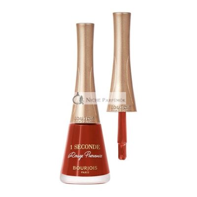 Bourjois French Riviera Kollekció 1 Seconde Körömlakk 54 Rouge Provence, 9ml
