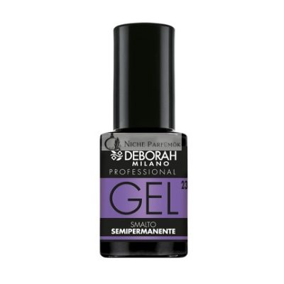 Deborah Milano Gél Körömlakk Félig Tartós 23 Evergreen Plumping Hatás Hosszan Tartó Intenzív és Fényes Körmök 4.5ml Pervinca
