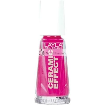 Smalto Layla Kerámia Hatású Körömlakk Flirty Fuchsia N.9