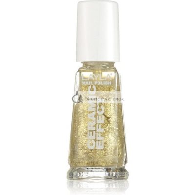 Layla Cosmetics 1243R23 077 Kerámia Hatású Körömlakk Arany Csillogás 0,01 Liter
