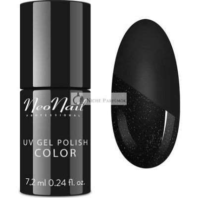 Neonail Top Glow Ezüst UV Hibrid Soak Off Gél Top, 7,2ml