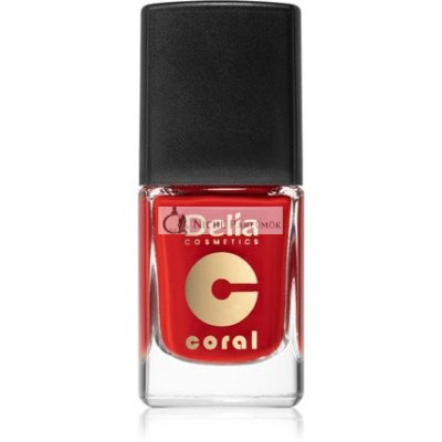 Delia Cosmetics Korall Klasszikus Körömlakk - 515 Lady in Red, 11 ml
