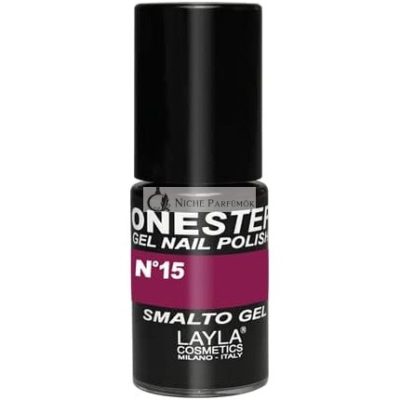 LAYLA COSMETICS Egylépéses Gél Körömlakk Áfonya Szám 15