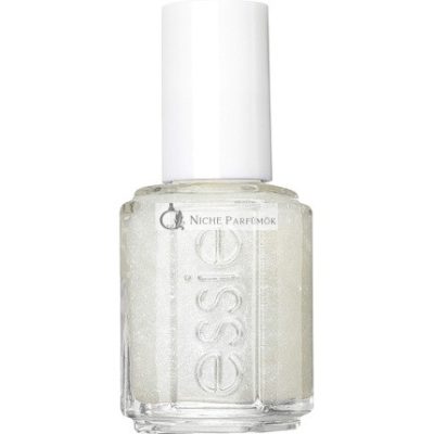 Essie Eredeti Fényes és Csillogó Körömlakk 277 Shimmer Glitter, Top Coat, Tiszta Gyöngyfehér, 13,5 ml