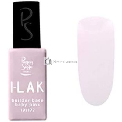 Peggy Sage I-LAK Soak Off Gel Lakk Építő Alap Baby Pink 11ml