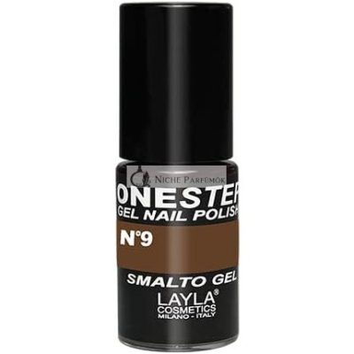 LAYLA COSMETICS One Step Gel Körömlakk Sötétbarna Cukor 9