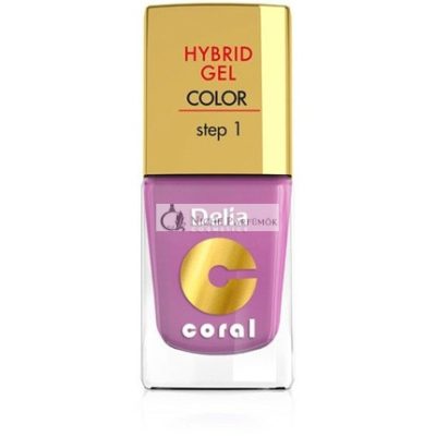 Delia Cosmetics Korall Hibrid Gél Körömlakk 05 Poros Rózsaszín 11ml