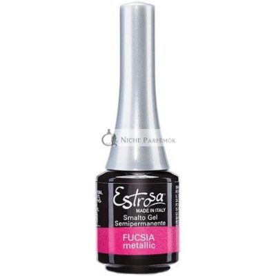 Estrosa Mini Gel Körömlakk Fuchsiaszín, 11ml
