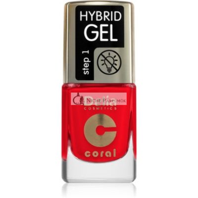 Delia Cosmetics Korall Hibrid Gél Körömlakk - Szín: Korall 125, 11 ml