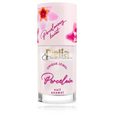 Delia Cosmetics 2 az 1-ben Körömlakk és Kondicionáló Porcelán Virág Bézs 11ml
