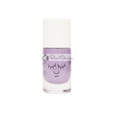 Nailmatic Vízalapú Természetes Körömlakk Gyerekeknek Piglou Lila Csillám