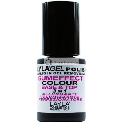 LAYLA Gumi Hatású Zselés Körömlakk 32. Számú Lila Noir