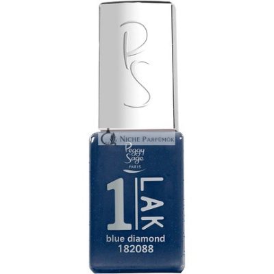 Peggy Sage One-LAK 1-Lépéses Gél Lakk Kék Gyémánt, 5ml