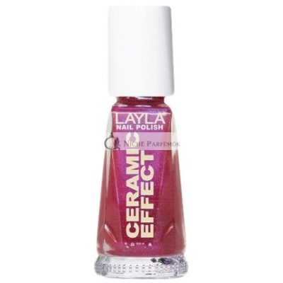 Layla Cosmetics 1243R23-065 Kerámia Hatású Körömlakk Cseresznye Nyalóka 10ml