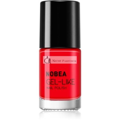NOBEA Napi Gél-szerű Körömlakk - Katica Piros #N08, 6ml