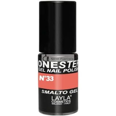LAYLA COSMETICS Egylépéses Gél Körömlakk Naplemente Fluo Szám 33