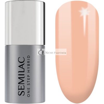 S450 Semilac One Step Hybrid Körömlakk 3in1 Inner Warmth Peach 5ml