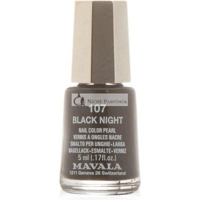 Mavala Körömlakk Hang 107 Fekete Éjszaka