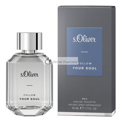 s.Oliver Follow Your Soul Férfi Eau de Toilette, 50ml