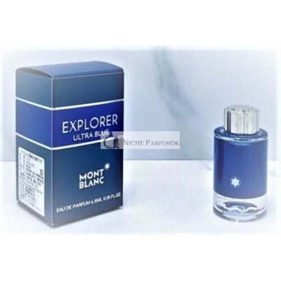 Montblanc Explorer Ultra Blue Eau de Parfum férfiaknak, 4.5ml