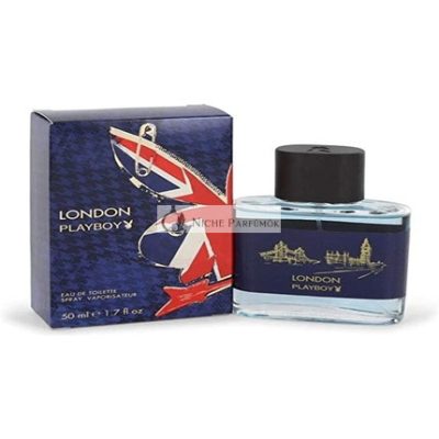 Playboy London Eau De Toilette Spray For Him, 100ml