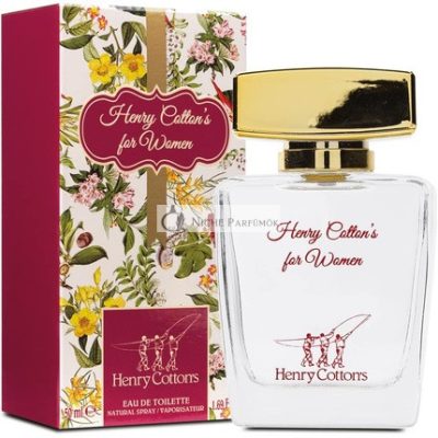Henry Cotton's Női Eau de Toilette Gyümölcsös, Virágos és Édes Illattal, Olaszországban Készült, 50ml