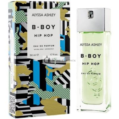 Alyssa Ashley B-Boy Hip Hop Eau de Parfum Férfiaknak, 50ml