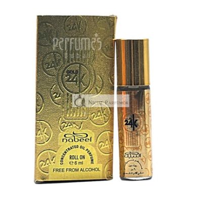 24 karátos arany roll-on parfüm, 6ml