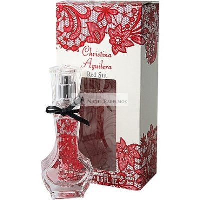 Christina Aguilera Red Sin Eau de Parfum Spray, 15 ml